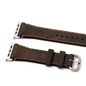 Dây da dành cho Apple Watch Ultra , chất liệu da bò, hiệu Khắc Tên - Hàng chính hãng