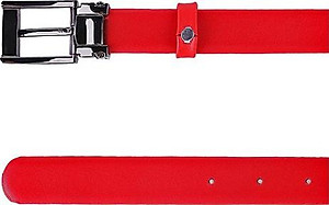 Thắt lưng nữ da bò Huy Hoàng cỡ lớn màu đỏ HT5106