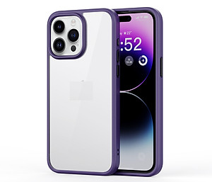 Ốp lưng trong suốt cho iPhone 15 Pro Max, 15 pro, 15 Plus, 15 hiệu Likgus viền màu chống sốc chống ố bảo vệ toàn diện - Hàng chính hãng
