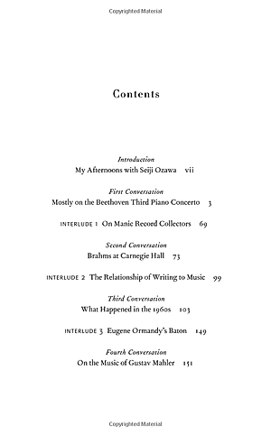 Absolutely On Music: Conversations With Seiji Ozawa