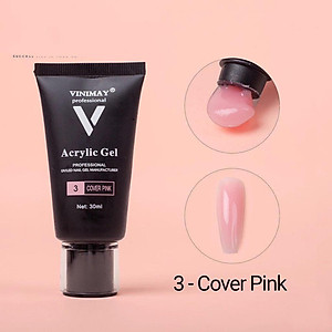 Gel Gôm VINIMAY Cao Cấp chai 30ml Màu Trong Suốt Và Cover Pink Làm Nail, Tuýp Gel Nối Móng Úp Nhanh, Bền Đẹp Dẻo, Đặc, Dễ Tạo Hình Women Nữ