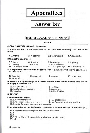 Sách Bổ Trợ Tiếng Anh 9 Tập 1