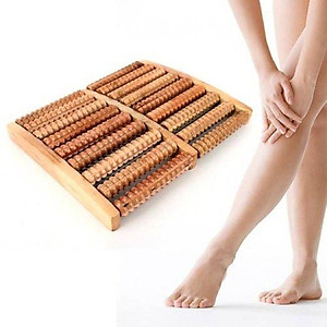 Bàn Lăn Massage Chân Bằng Gỗ 5 Hàng, 6 Hàng, 7 Hàng, 8 Hàng Giúp Lưu Thông Kinh Mạch, Cải Thiện Giấc Ngủ, Bảo Vệ Sức Khỏe – Bàn Lăn Chân Gỗ Cho Văn Phòng, Gia Đình