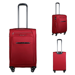 Vali Kéo Vải Du Lịch SAKOS VIVIAN 6 - Size M (24inch)/ Ký Gửi (Trung) - Khóa TSA - Chống Thấm, Trượt Nước - Hàng chính hãng