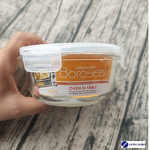 Hộp Thủy Tinh Lock&Lock Clear Tròn LLG822 (400ml)