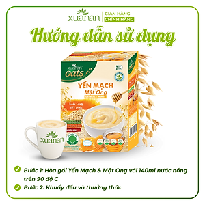 Yến Mạch Và Mật Ong Xuân An Hộp 384G {32g*12 gói}