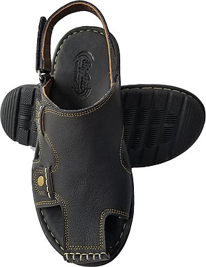 Giày Sandal Bít Mũi Nam BIGGBEN Da Bò Thật SD77