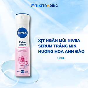 Xịt Ngăn Mùi NIVEA Serum Trắng Mịn Hương Hoa Anh Đào (150 ml) - 85308
