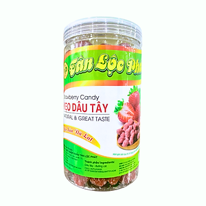 KẸO DÂU TÂY TÂN LỘC PHÁT COMBO 1KG - MỖI HŨ 500G