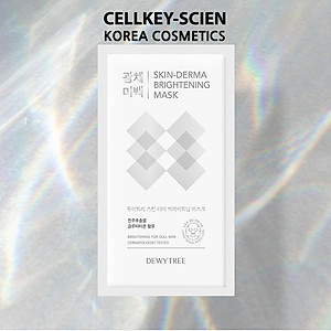 Mặt Nạ Ngọc Trai Dưỡng Trắng Da Cấp Ẩm Và Chống Lão Hóa Dewytree Skin Derma Brightening Mask 23g (1 Miếng)