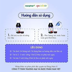 TPBVSK Special Kid Vision - Siro tăng cường thị lực, cơ chế bảo vệ mắt 3 lớp, hỗ trợ ngăn ngừa ánh sáng xanh (125ml) [Nhập khẩu Pháp]