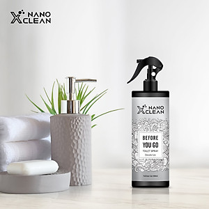 CHAI XỊT DIỆT KHUẨN KHỬ MÙI TOILET NHÀ VỆ SINH -NANO XCLEAN TOILET SPRAY 500ML-NANO BẠC AHT CORP (AHTC)