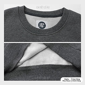 Bộ quần áo bé trai BIGFOX MISS MEOW vải nỉ bông size đại ấm áp kiểu Hàn Quốc cỡ 12,13,14,15 tuổi 40kg 53kg 1964