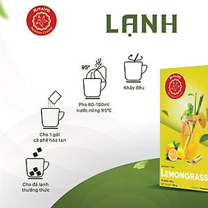 Trà hoà tan Rita Võ Cafe Sả chanh [12góix18g]