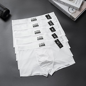 Quần boxer nam , quần lót đùi nam ALPHA được làm bằng chất thun lạnh mềm mịn thấm hút mồ hôi co giãn 4 chiều