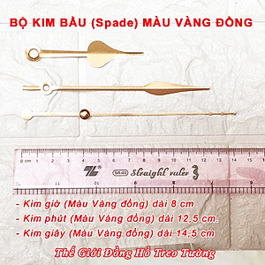 Máy Đồng Hồ Eastar J Kim Trôi Cao Cấp – Bộ Kim Tự Chọn (Bộ Kim Tự Chọn (Kim Bầu, Kim Hoa Văn, Kim Khung) – Tặng Pin Maxell Super Power ACE Red Dung lượng cao, Vỏ Nhôm Chống Chảy Nước