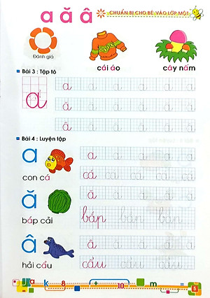 Sách Chuẩn Bị Cho Bé Vào Lớp Một - Làm Quen Với Chữ Cái (Tập 1)