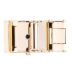 HJ9119-20-21 - Đầu khóa da bò Huy Hoàng 3,5 phân đầu vàng màu đen, nâu, vàng bò