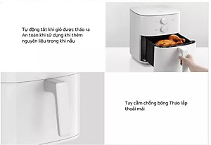 Nồi Chiên Không Dầu Xiaomi Air Fryer Essential 6L – Dung Tích Lớn, Giòn Ngon Mỗi Ngày - GiaPhucStore | Hàng Chính Hãng
