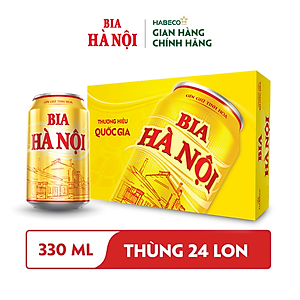 Bia Hà Nội - Thùng 24 lon 330ml
