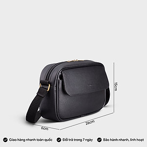 Túi Trita ( Thời trang nam đa năng phối ngăn - Túi đeo chéo da RTN11 )