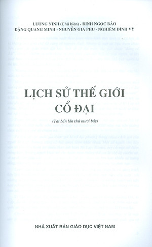 Lịch Sử Thế Giới Cổ Đại