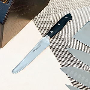 Bộ Dao 7 Món Nhà Bếp Bằng Thép Không Gỉ KUCHEN ĐỨC - KU K62709 -  Hàng Chính Hãng