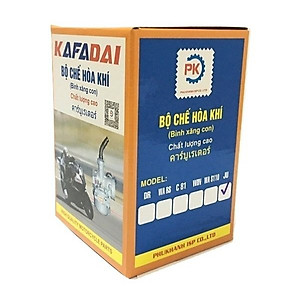 Bộ chế hòa khí xe Jupiter - Sirius 110cc KAFADAI THAILAND (Bình xăng con)