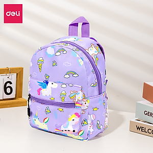 Balo Cặp Học Sinh Cho Bé Mẫu Giáo Mầm Non Cute Size Nhỏ Deli - Cặp Sách Balo Em Bé Trẻ Em Đi Học Đi Chơi Hình Khủng Long Hoạt Hình Dễ Thương Balo Hình Thú