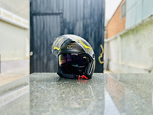 Mũ Bảo Hiểm Xe Máy 3/4 Royce Xh01 Có 2 Kính Nhiều Size Dành Cho Nam Nữ Chính Hãng