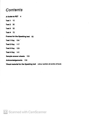 Cambridge Preliminary English Test 5 Student's Book with Answers
