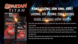 Thực phẩm chức năng hỗ trợ tăng cường sức khỏe nam giới Spartan Titan Damode lọ 30 viên
