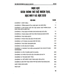 Sách - Giáo Trình Trí Tuệ Nhân Tạo, Học Máy Và Học Sâu - STK