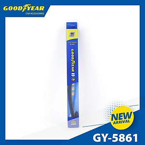 Gạt Mưa Không Xương GOODYEAR Chân Cài Đa Năng (Đầu A, B) Lắp Được Nhiều Dòng Xe Đặc Biệt - Nhập Khẩu Chính Hãng
