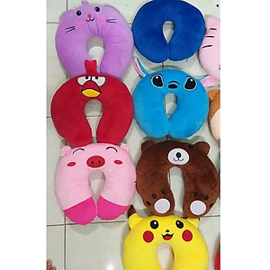 Gối chữ U Nhà của Mẹ thích hợp sử dụng làm gối ngủ văn phòng, gối du lịch kích thước  27x24x6 cm - màu sắc giao ngẫu nhiên