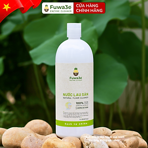 [Can 10L tiết kiệm] Nước lau sàn hữu cơ enzyme sinh học từ vỏ dứa Fuwa3e - hương SẢ CHANH