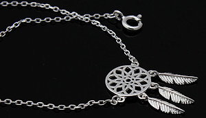 Lắc Chân Nữ Bạc Hiểu Minh LC080 Dreamcatcher