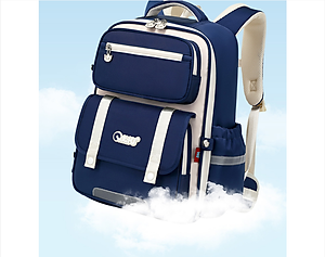 Balo học sinh cấp 1 và 2 siêu nhẹ chống gù chống nước cao cấp phong cách châu âu