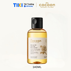 Sữa rửa mặt dạng gel rửa mặt hoa hồng Cocoon 140ml