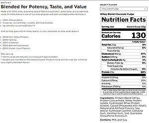 Sữa tăng cơ Rule 1 Whey Blend 1.98lb - 26-28 servings tặng gói Rule 1 Sample