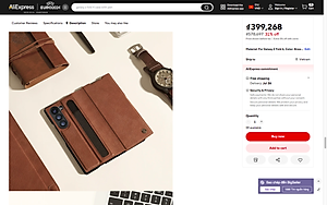 Bao Da dành cho Samsung Galaxy Z Fold 7 / Z Fold 6 hiệu Nillkin Aoge Leather Cao Cấp - Hàng nhập khẩu