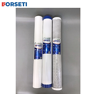 Bộ 3 lõi lọc thô đầu nguồn 20inch Forseti - Hàng nhập khẩu
