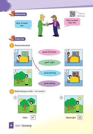 Sách Cùng Khủng Long Học Tiếng Anh Theo Chủ Đề Lớp 1 (Tái Bản)