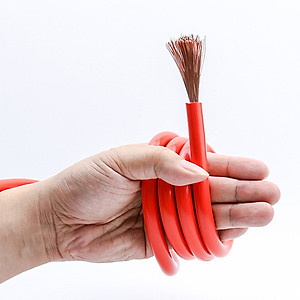 Bộ 2 dây cáp 2.5m 1800A câu điện bình ắc quy ô tô 4-8 chỗ kích nổ acquy xe hơi ô tô có bảo vệ