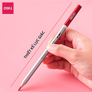 Bút chì màu nước cao cấp Deli - Có kèm cọ tán - Bộ 24/36/48 màu - 6521/6522/6523