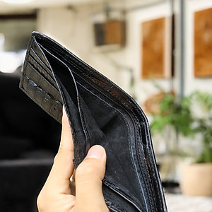 Ví Nam Gù Cá Sấu Lớn 2 Mặt Cao Cấp