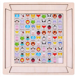 Đồ Chơi Gỗ Xếp Hình Pikachu, Đồ Chơi Thông Minh Rèn Luyện Tư Duy Trí Não Cho Bé