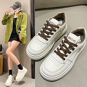 Giày thể thao nữ, giày phong cách cá tính, thoáng khí, đế cao su đúc, chống trơn trượt hạn chế mòn - GNU2026