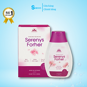 Dung dịch vệ sinh nữ Serenys Foher 200ml giúp khử mùi hôi, giảm viên ngứa, cân bằng độ ẩm, độ Ph
