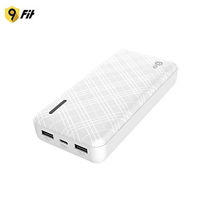 Sạc dự phòng 9FIT Lite 20,000mAh /3.7V Li-Polymer - 9PL20K03B, hỗ trợ sạc nhanh - Hàng chính hãng